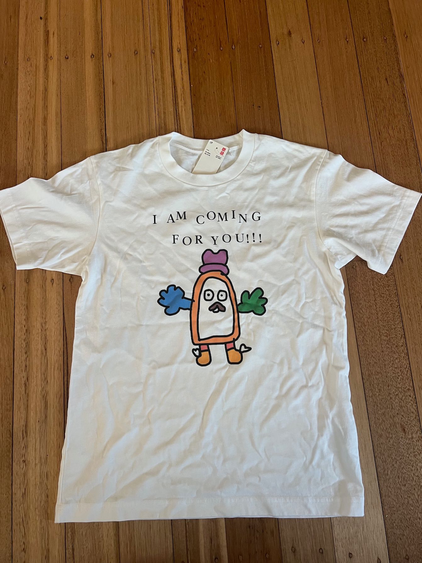 T-shirt with single Bed Bug character